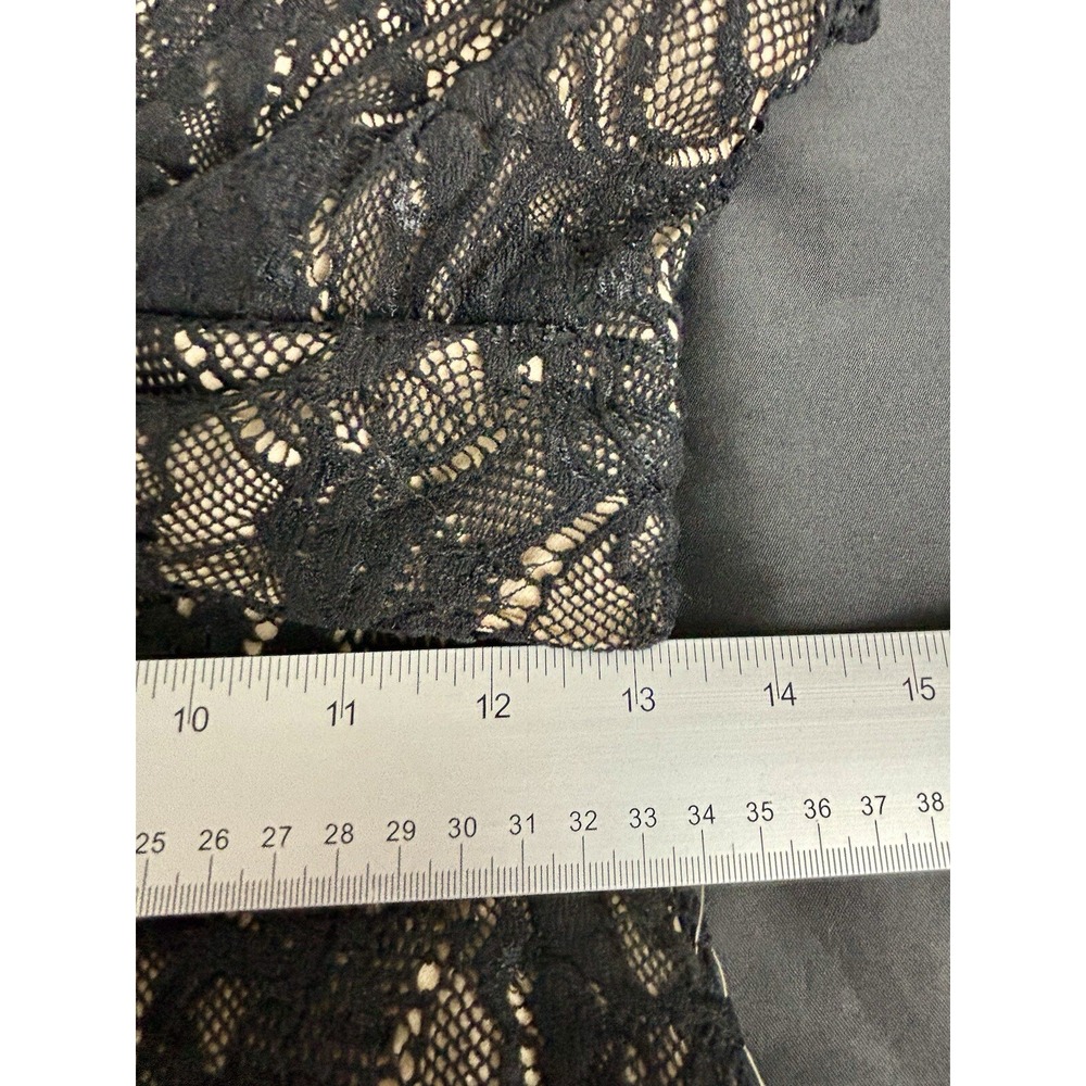 VTG Karen Alexander Boston Proper Black Lace Cocktail Dress Sz‎ 6 WhimsyGoth Y2K - Picture 12 of 14